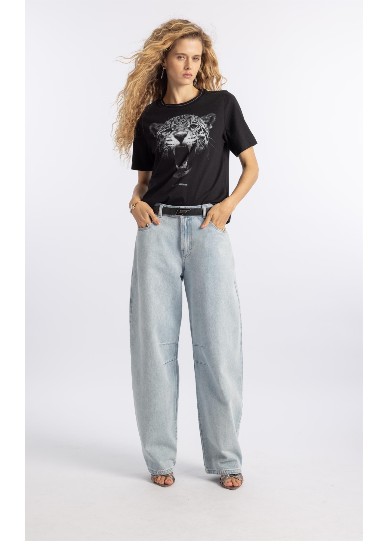 Calça Jeans Vintage Barrel Lav. Claro Total