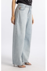 Calça Jeans Vintage Barrel Lav. Claro Total