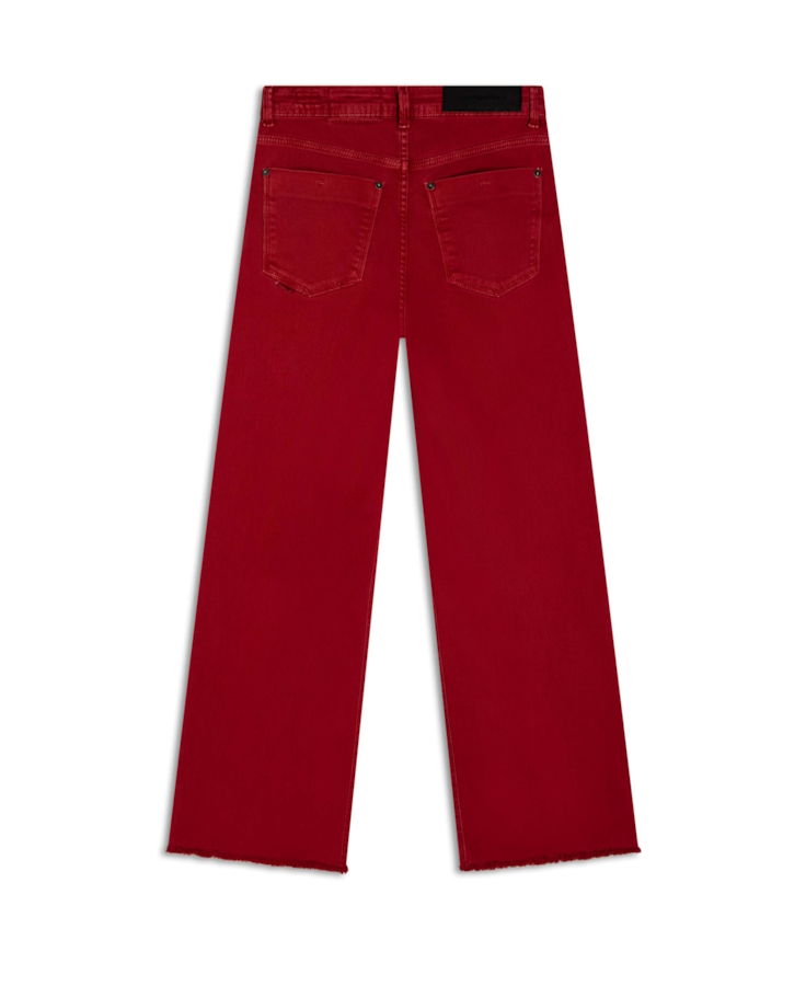 Calça Jeans Vintage Color Cereja