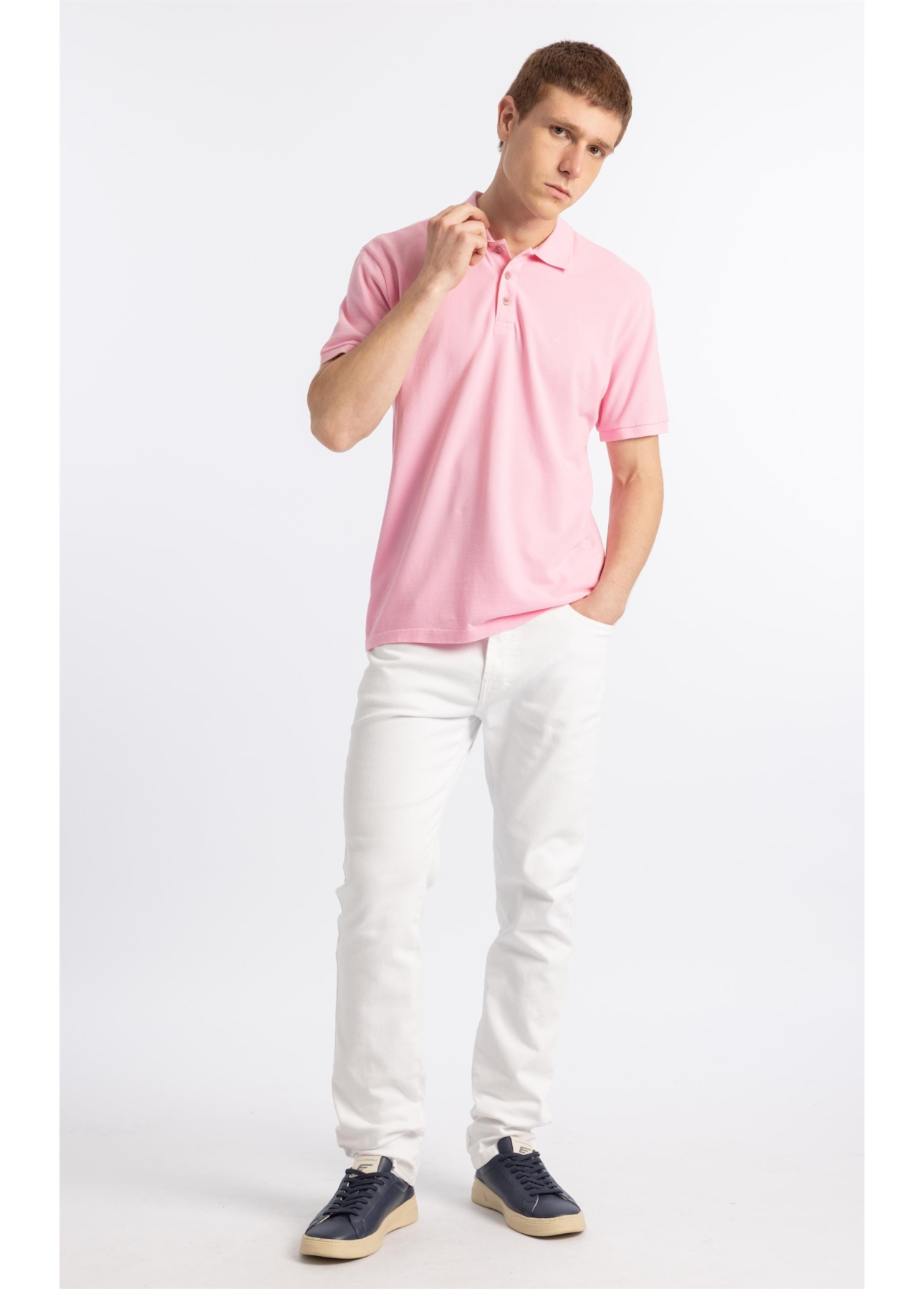 Calça Jeans Vintage Color Slim Branco