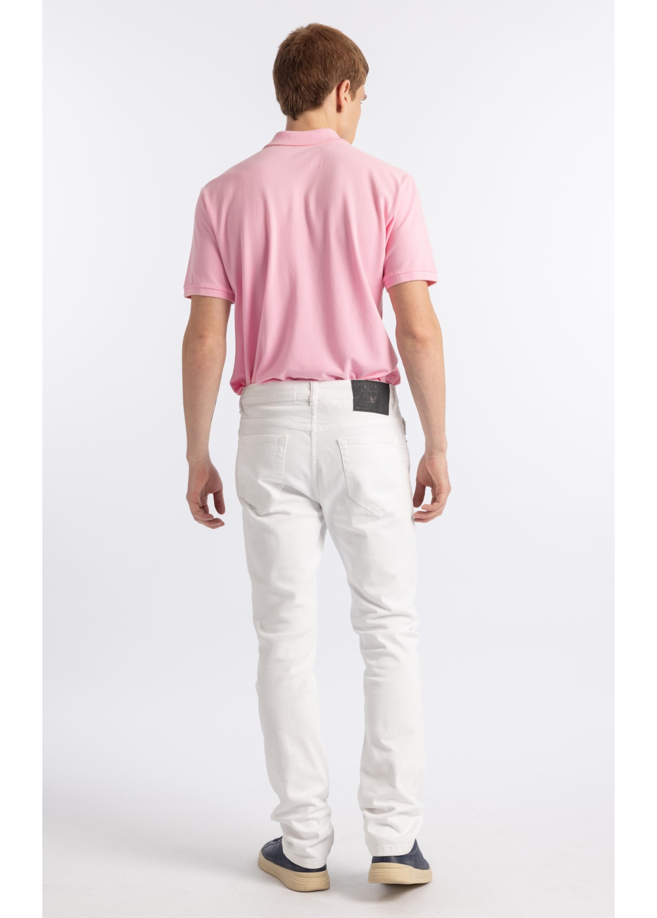 Calça Jeans Vintage Color Slim Branco