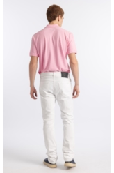 Calça Jeans Vintage Color Slim Branco
