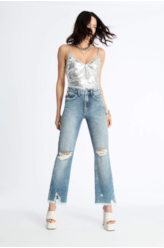 Calça Jeans Vintage Denim Ii 1834 Lav.Medio C/Sky+puid