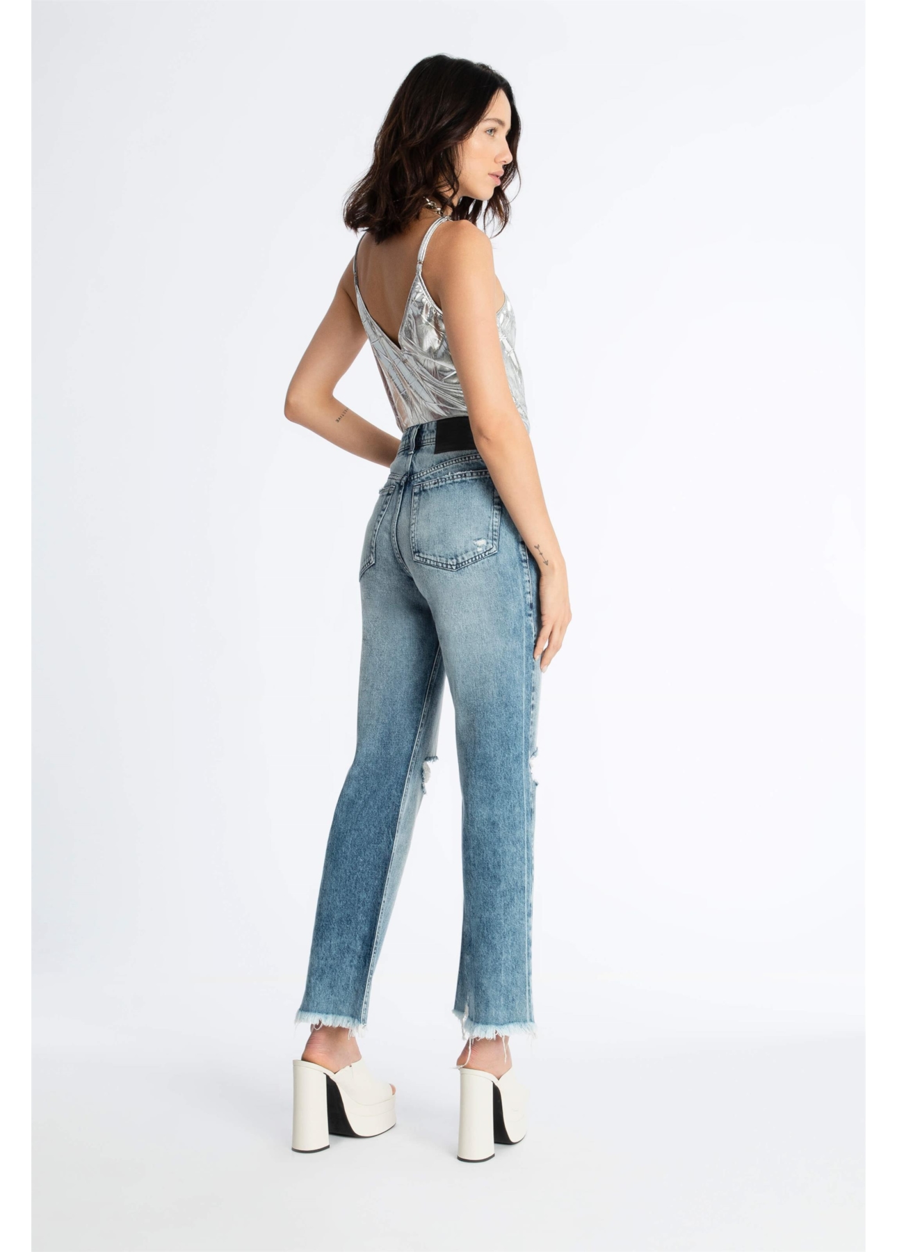 Calça Jeans Vintage Denim Ii 1834 Lav.Medio C/Sky+puid