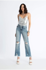 Calça Jeans Vintage Denim Ii 1834 Lav.Medio C/Sky+puid