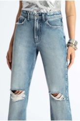 Calça Jeans Vintage Denim Ii 1834 Lav.Medio C/Sky+puid