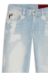 Calça Jeans Vintage Denim Ii Reta Et. Ilhós 1945 - Lav. Claro C/ Mati