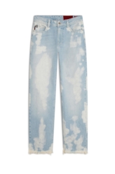 Calça Jeans Vintage Denim Ii Reta Et. Ilhós 1945 - Lav. Claro C/ Mati