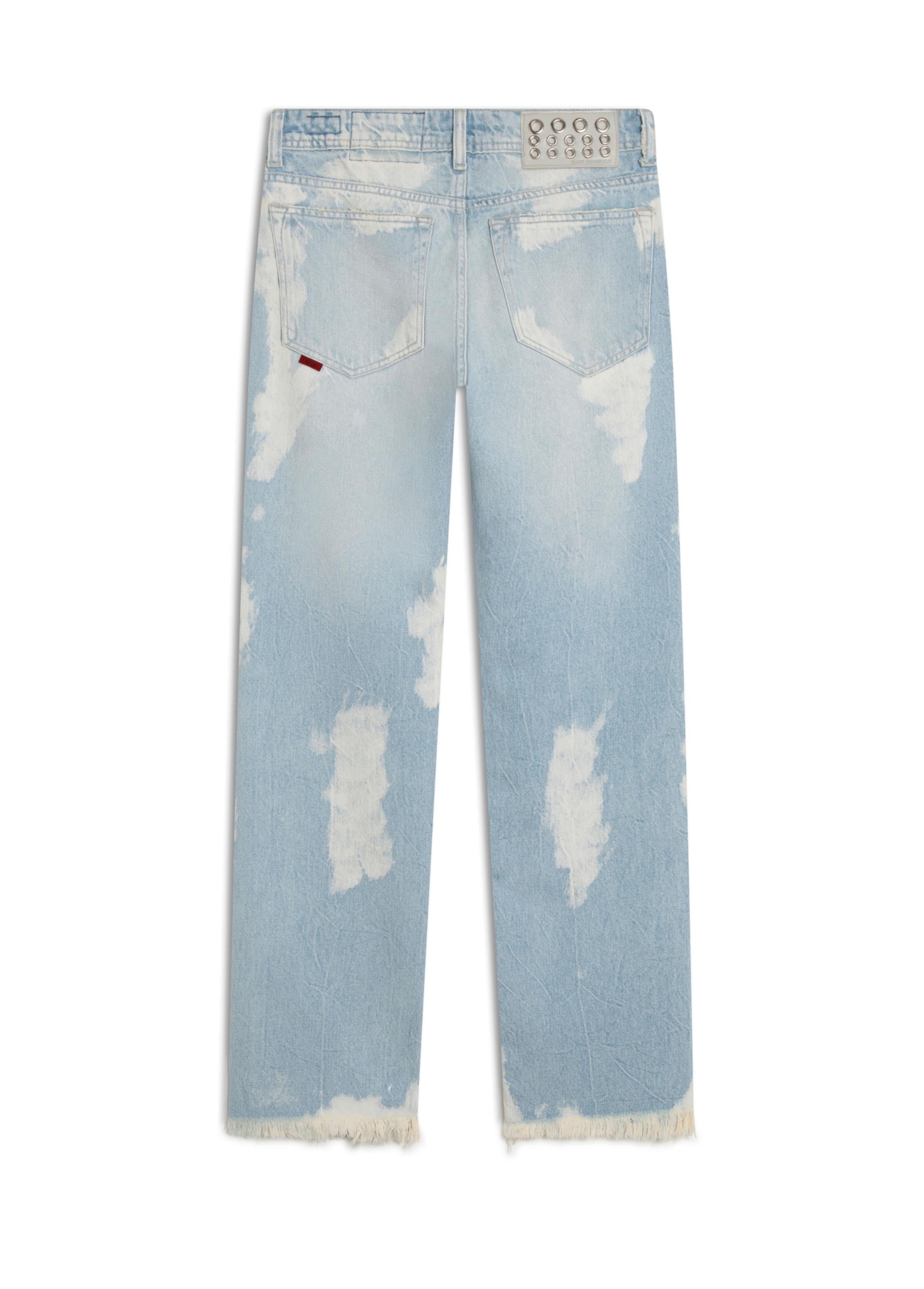 Calça Jeans Vintage Denim Ii Reta Et. Ilhós 1945 - Lav. Claro C/ Mati