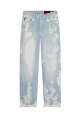 Calça Jeans Vintage Denim Ii Reta Et. Ilhós 1945 - Lav. Claro C/ Mati