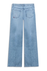 Calça Jeans Vintage Denim (Wide) 5 Pockets Lav.Claro C/Used