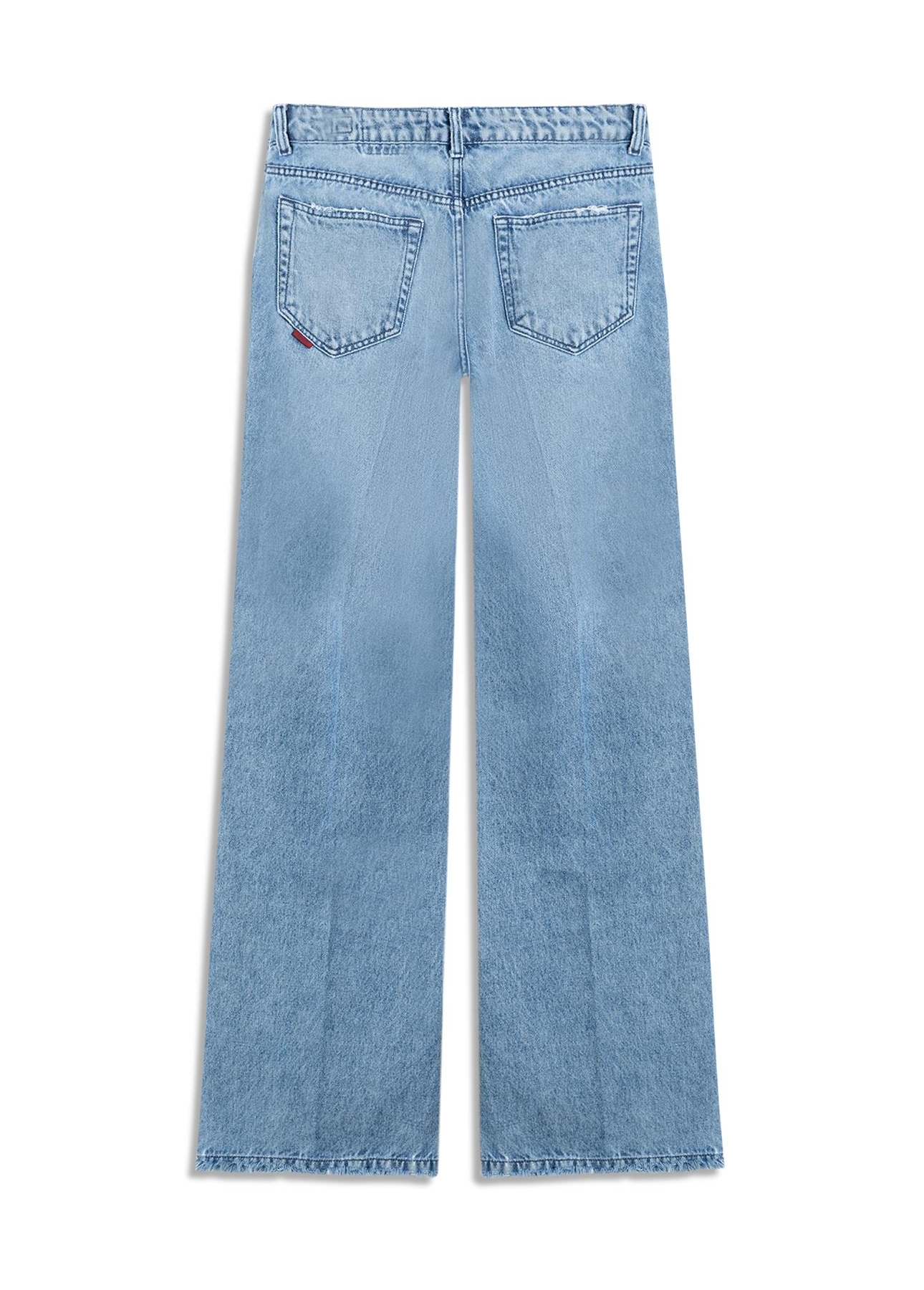 Calça Jeans Vintage Denim Wide Lav.Claro