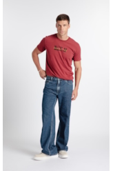 Calça Jeans Vintage Patte D'Eph Lav.Medio Total