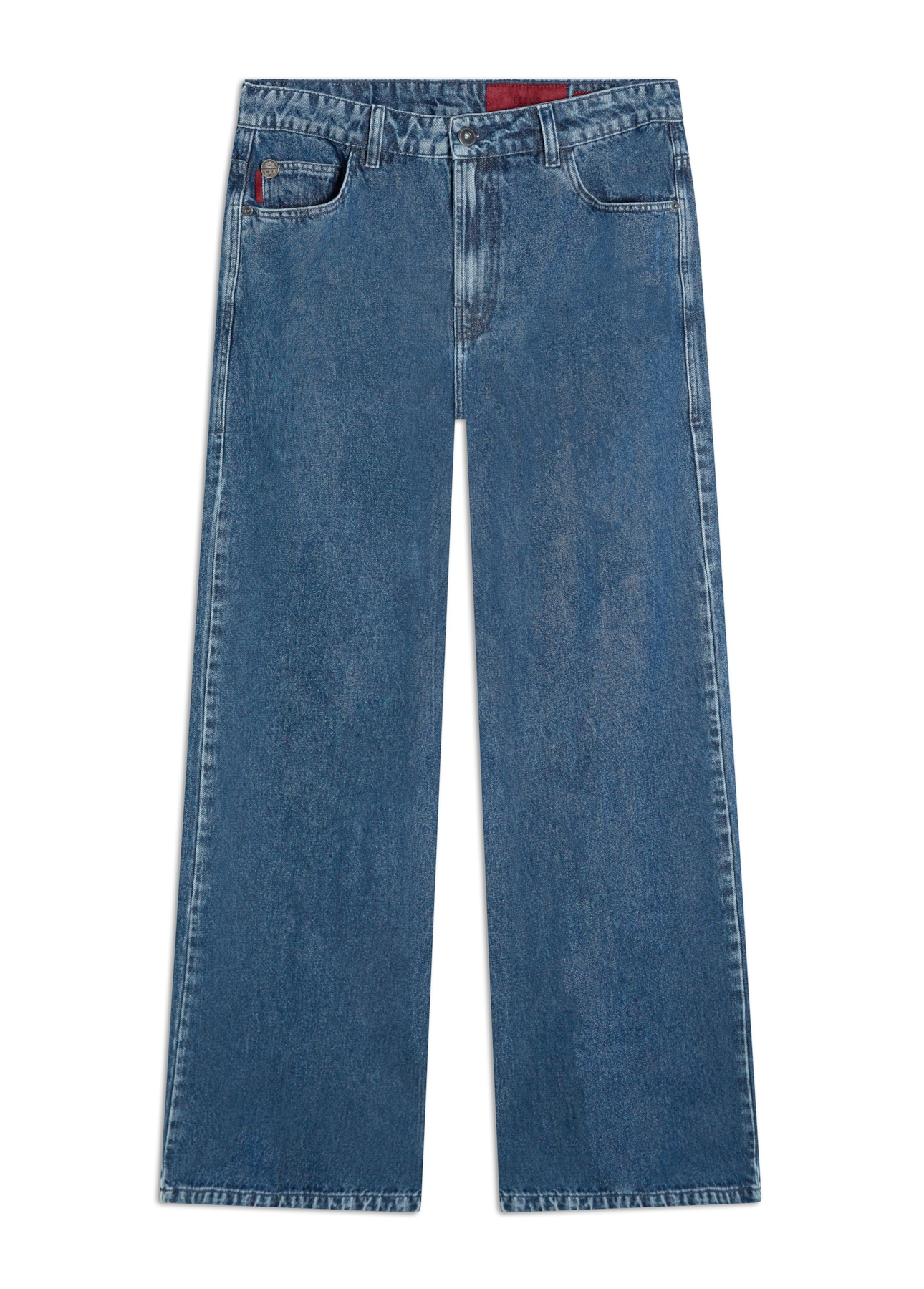 Calça Jeans Vintage Patte D'Eph Lav.Medio Total