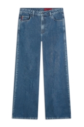 Calça Jeans Vintage Patte D'Eph Lav.Medio Total