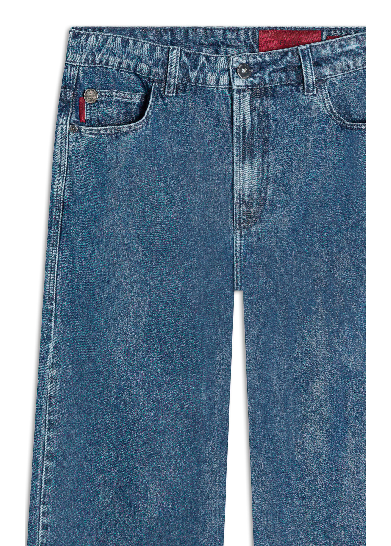 Calça Jeans Vintage Patte D'Eph Lav.Medio Total