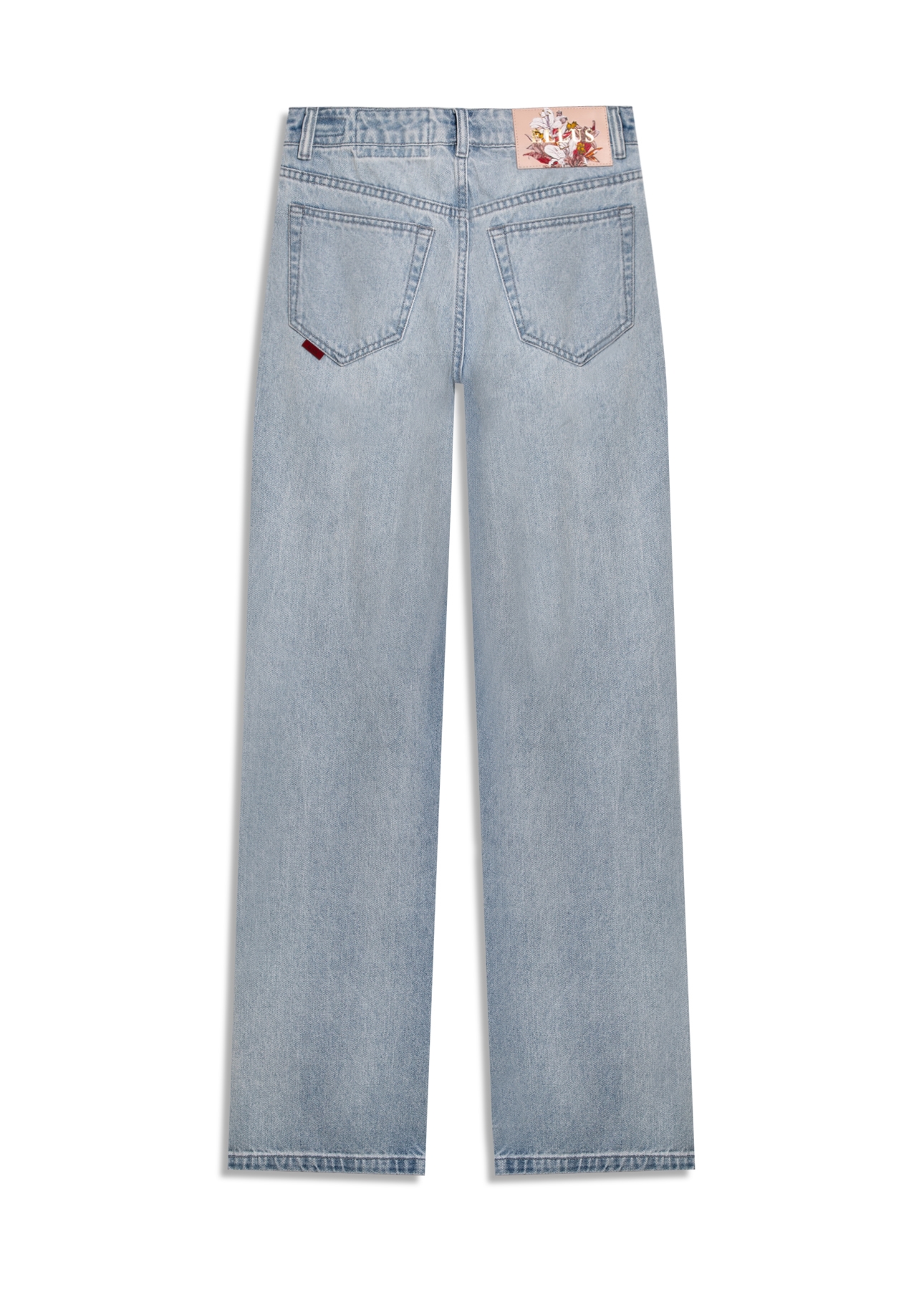 Calça Jeans Vintage Reta Lav.Gisele Claro Total