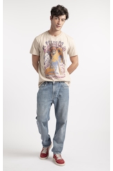 Calça Jeans Vintage Slim Lav. Claro C/Used