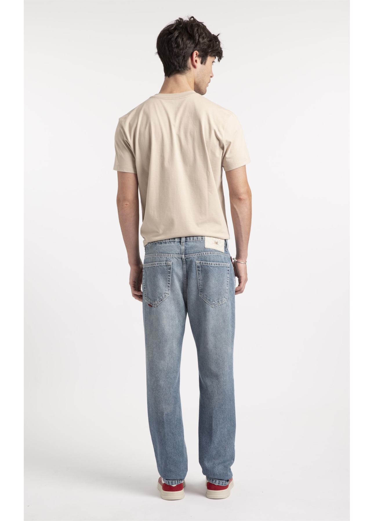 Calça Jeans Vintage Slim Lav. Claro C/Used