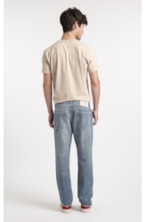 Calça Jeans Vintage Slim Lav. Claro C/Used