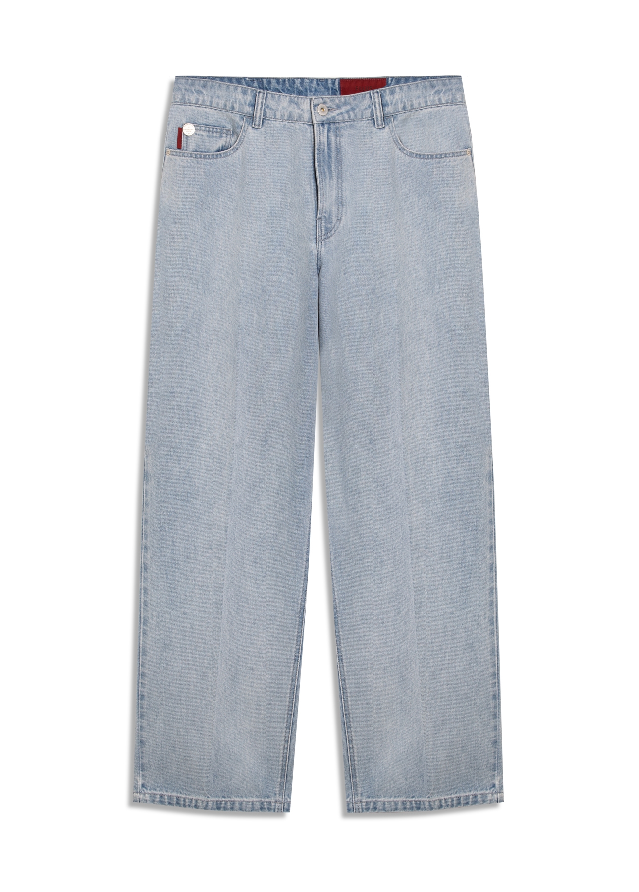 Calça Jeans Vintage Wide Lav. Claro Total