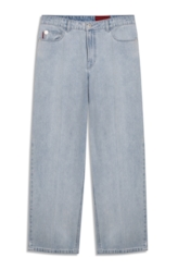 Calça Jeans Vintage Wide Lav. Claro Total