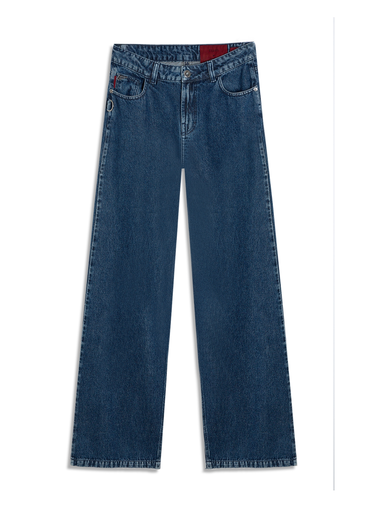 Calça Jeans Vintage  Wide Leg Lav.Gisele Médio Total