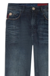 Calça Jeans Visco Indigo Elastic (Boot Cut) Filigran Lav. Escuro Com 3d