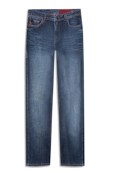 Calça Jeans Visco Indigo Elastic (Skinny) Filigrana Lav.Escuro C/ Matiz+3d