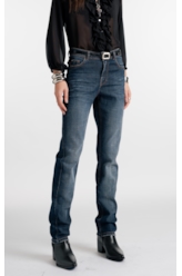 Calça Jeans Visco Indigo Elastic (Skinny) Filigrana Lav.Escuro C/ Matiz+3d
