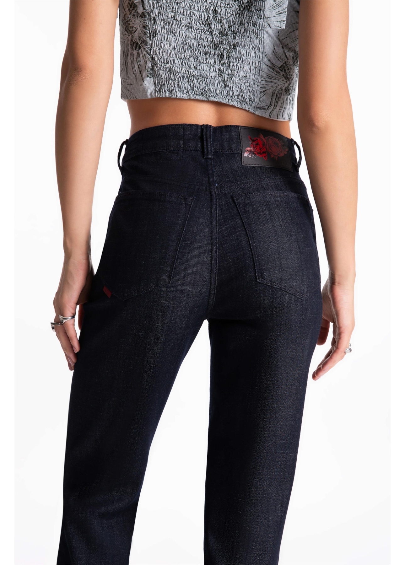 Calça Jeans Visco Indigo Reta Amaciado Com Resina