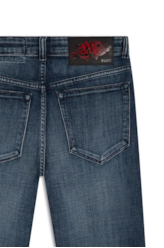 Calça Jeans Visco Indigo Reta Amaciado Com Resina