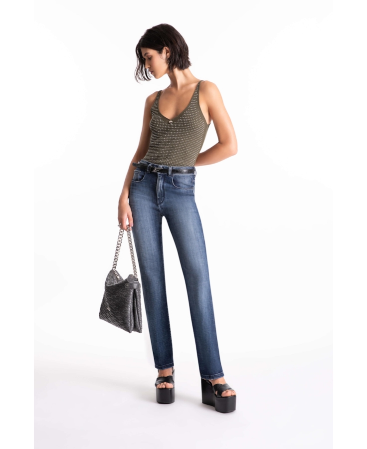 Calça Jeans Visco Indigo Reta Lav.Escuro