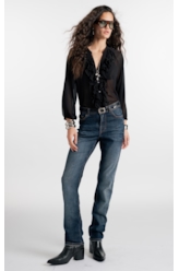 Calça Jeans Visco Skinny Lav.Escuro