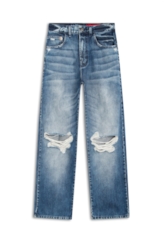 Calça Jeans Vulcan Slouch Lav.Medio C/ Rebolo