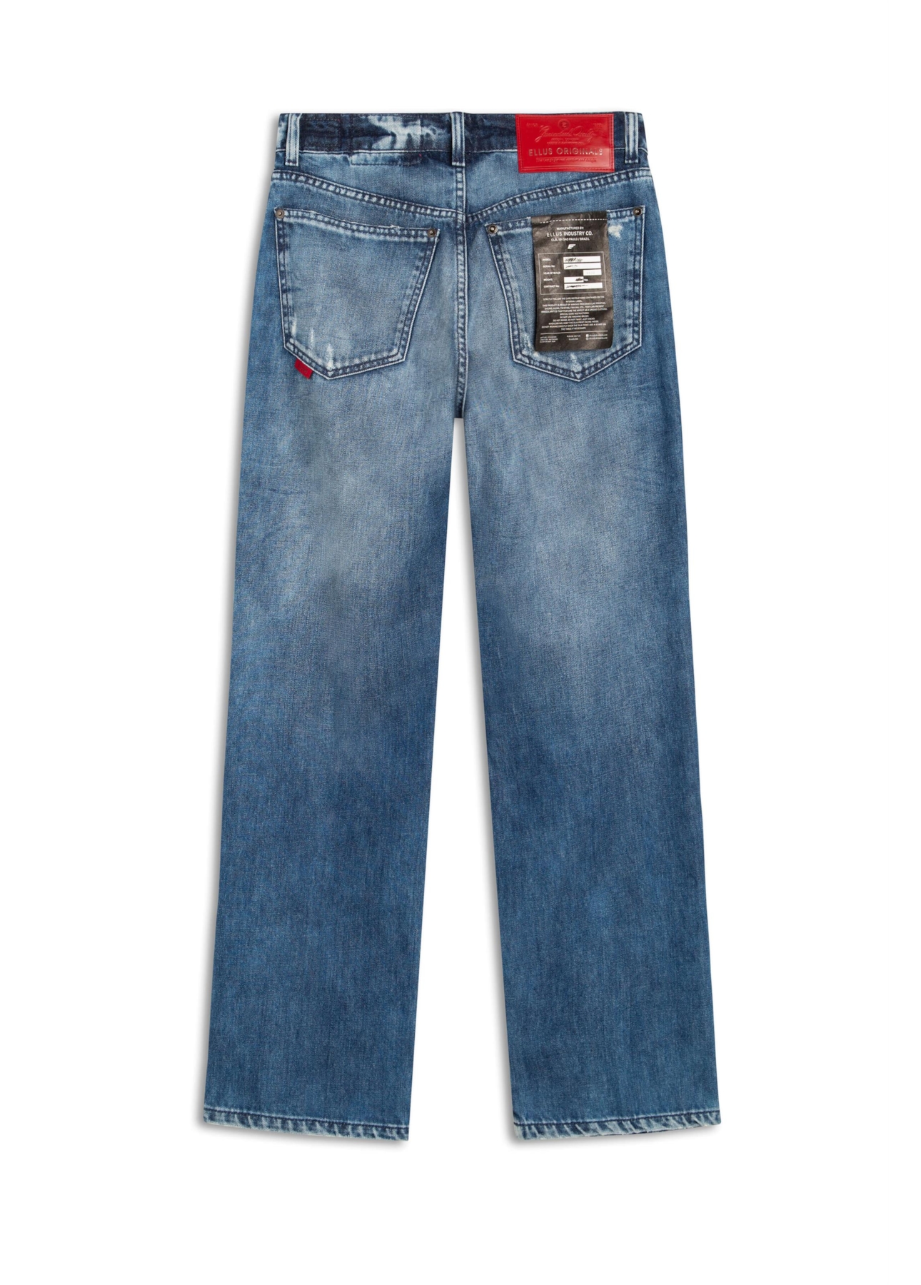 Calça Jeans Vulcan Slouch Lav.Medio C/ Rebolo