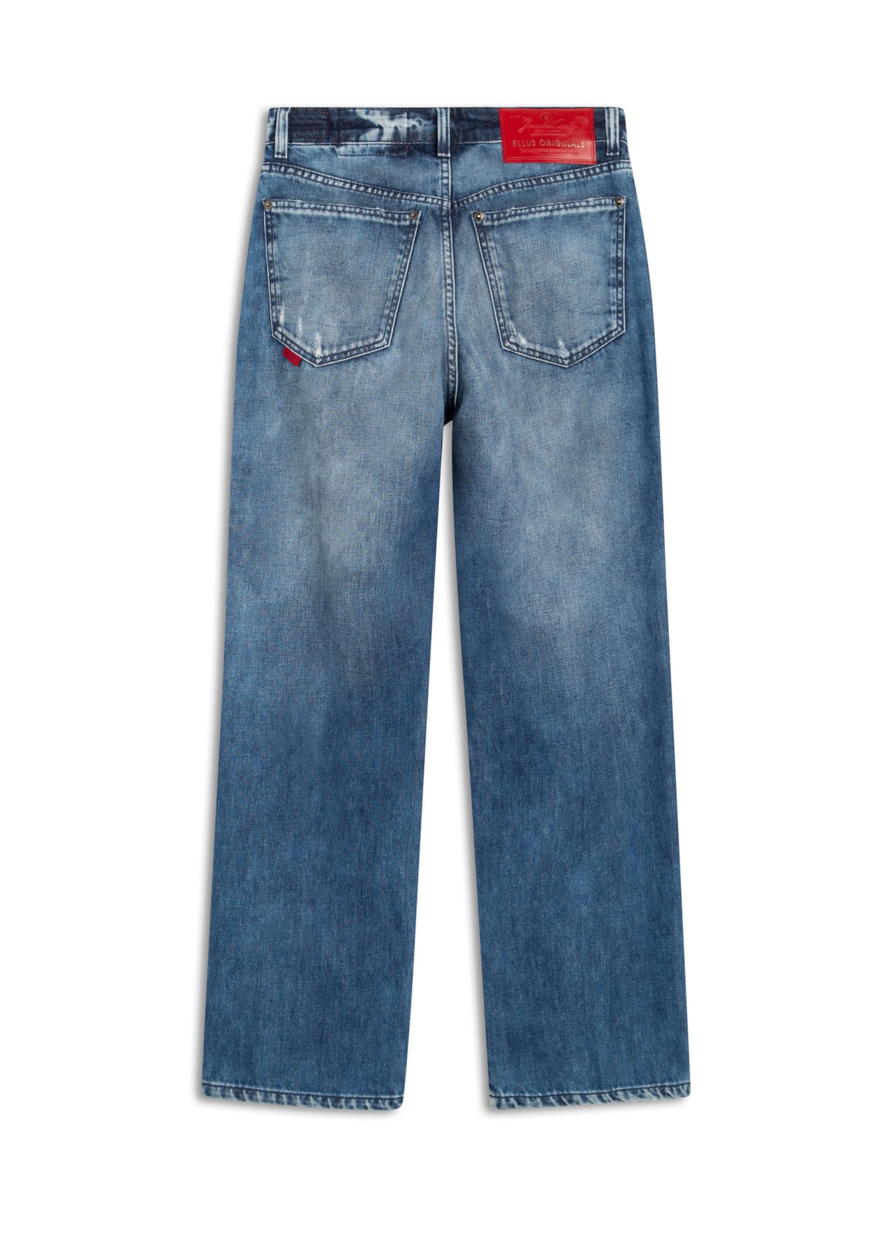 Calça Jeans Vulcan Slouch Lav.Medio C/ Rebolo