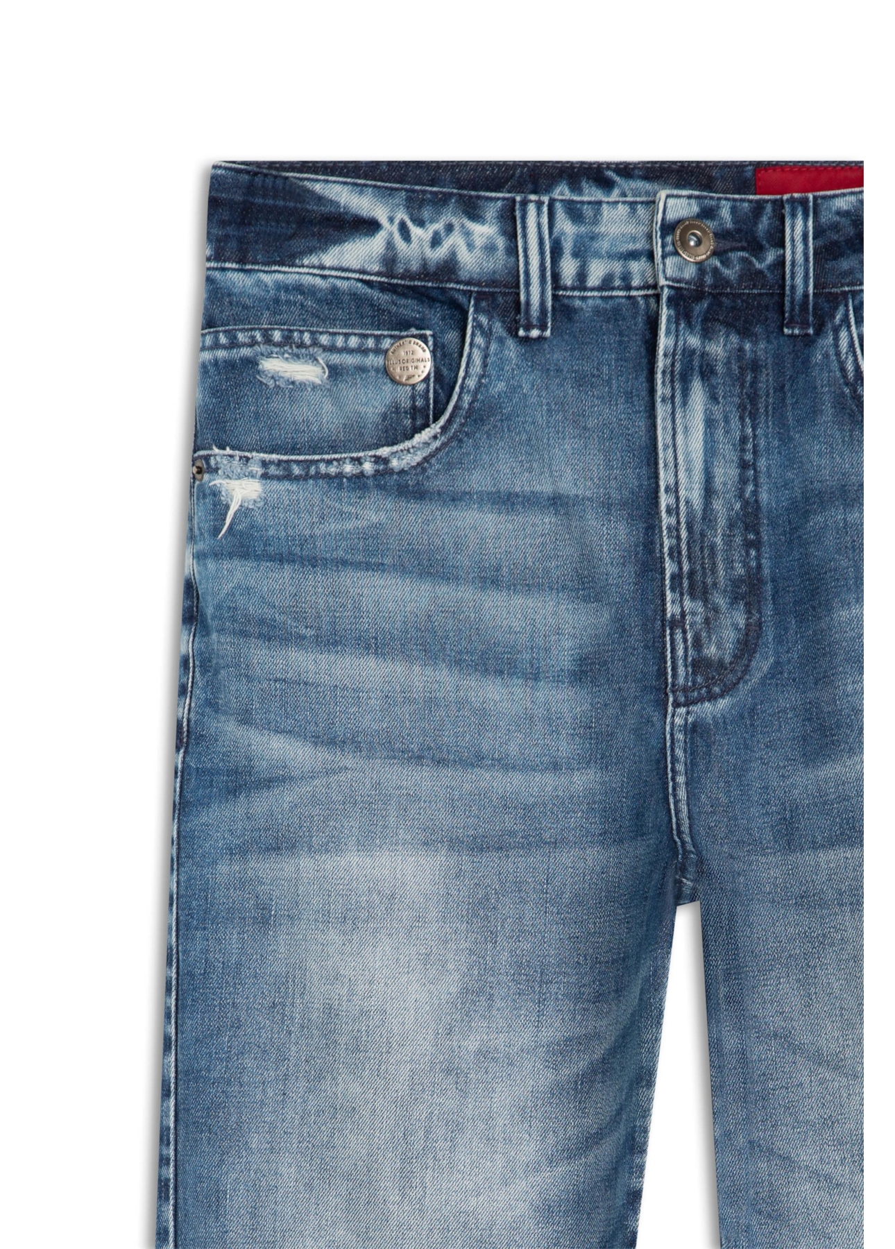 Calça Jeans Vulcan Slouch Lav.Medio C/ Rebolo