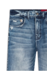 Calça Jeans Vulcan Slouch Lav.Medio C/ Rebolo