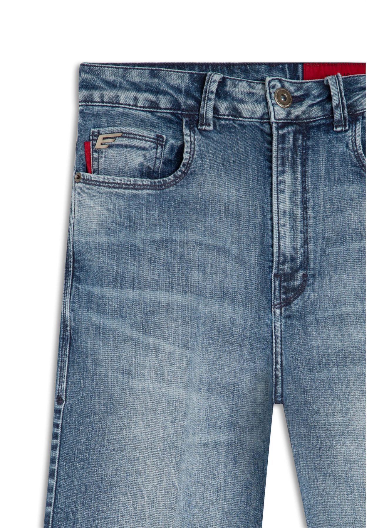 Calça Jeans Wide Leg Cropped 1622-Lav.Claro C/ Tie Dye