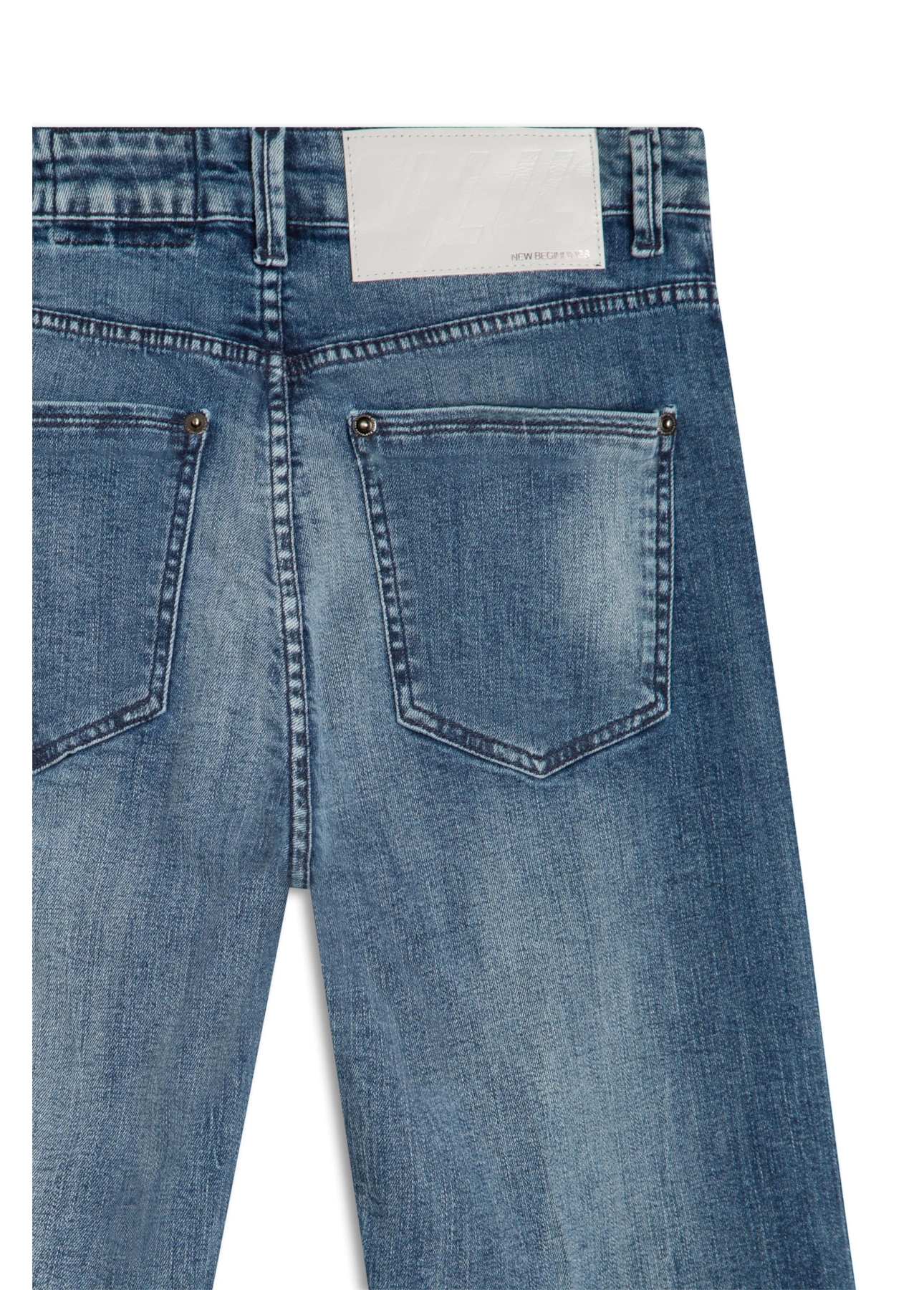 Calça Jeans Wide Leg Cropped 1622-Lav.Claro C/ Tie Dye