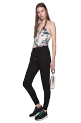 Calça Jogger Lace Up 2nd Floor Preto