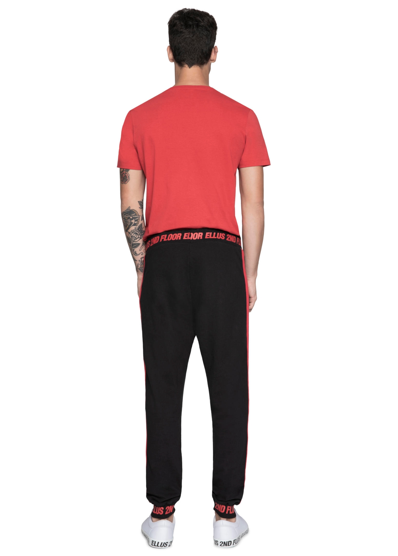 Calça Jogger Listra Lateral Preto