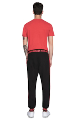 Calça Jogger Listra Lateral Preto