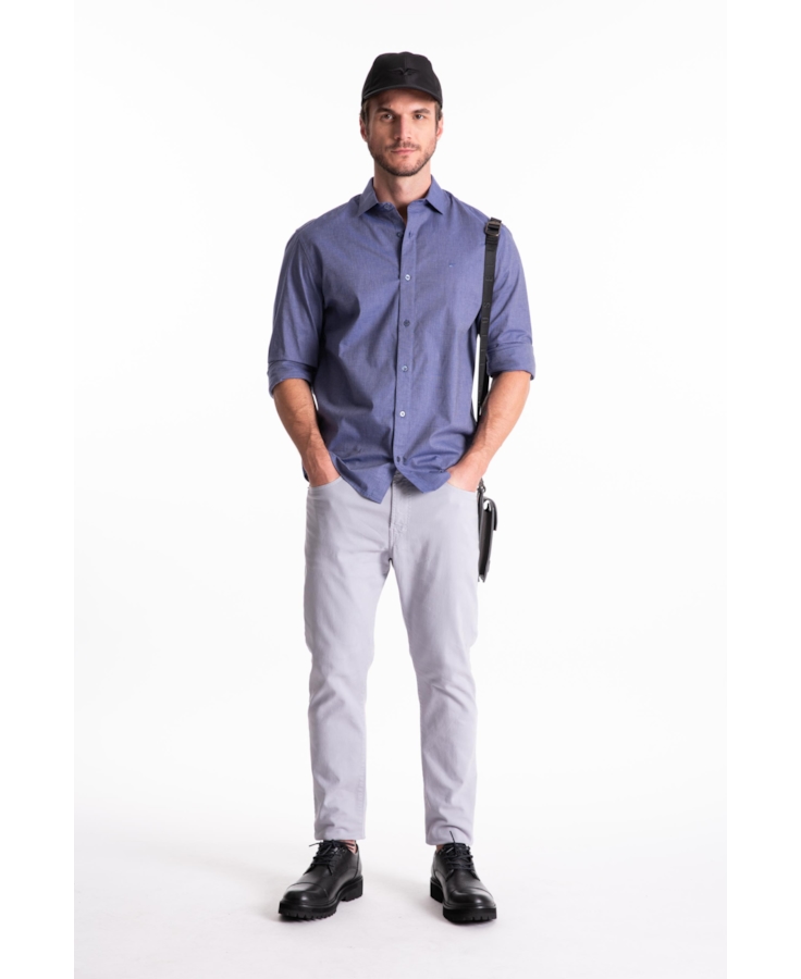Calça Joggin Color Preppy Slim Lavanda