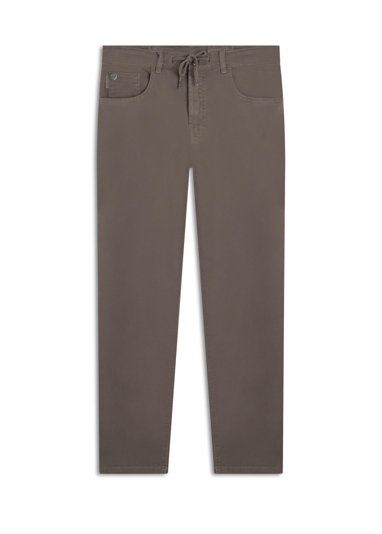 Calça Joggin Color Preppy Slim Marrom