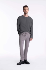 Calça Joggin Color Preppy Slim Niquel