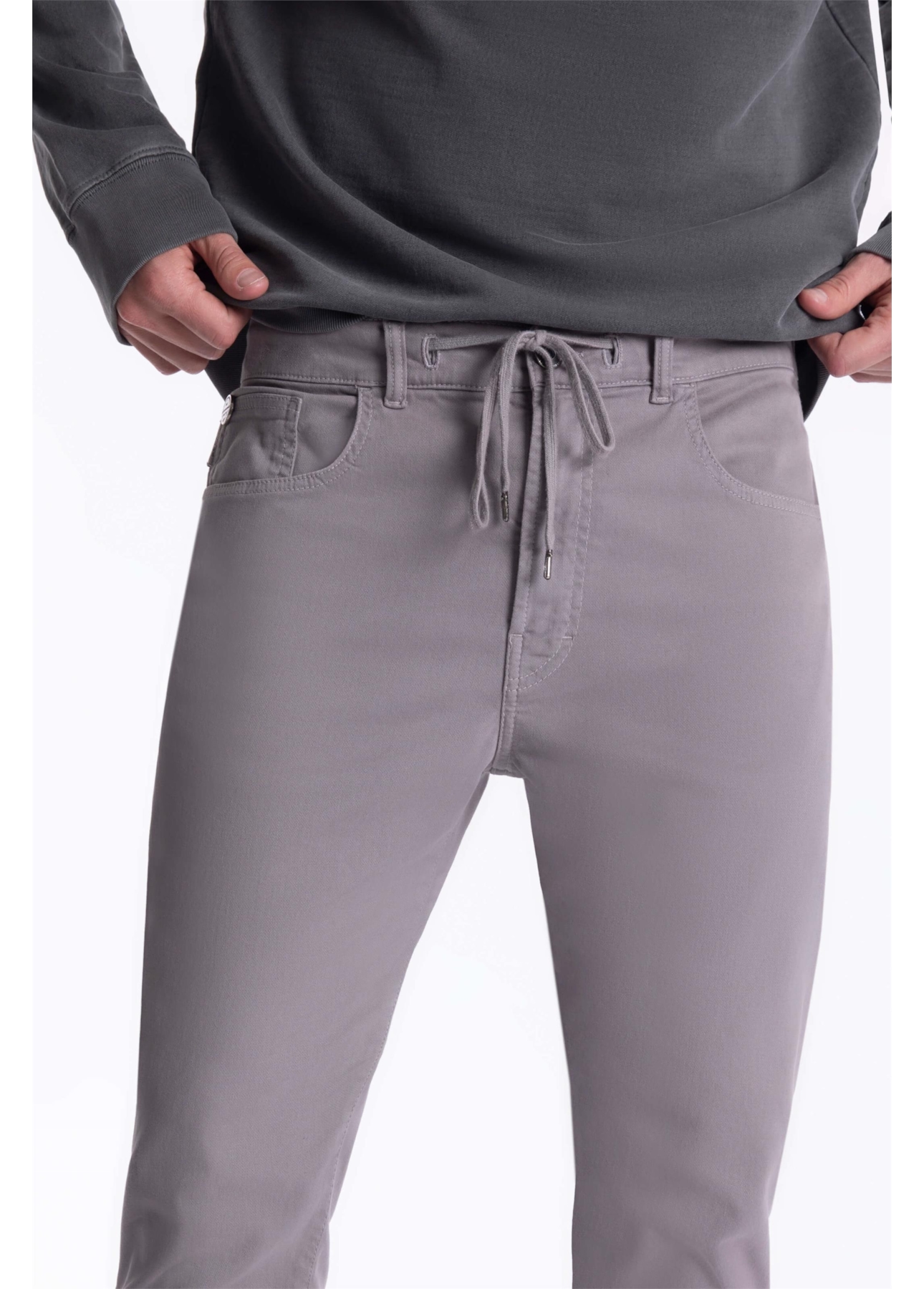 Calça Joggin Color Preppy Slim Niquel