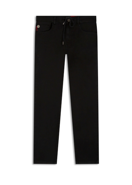 Calça Joggin Color Preppy Slim Preto