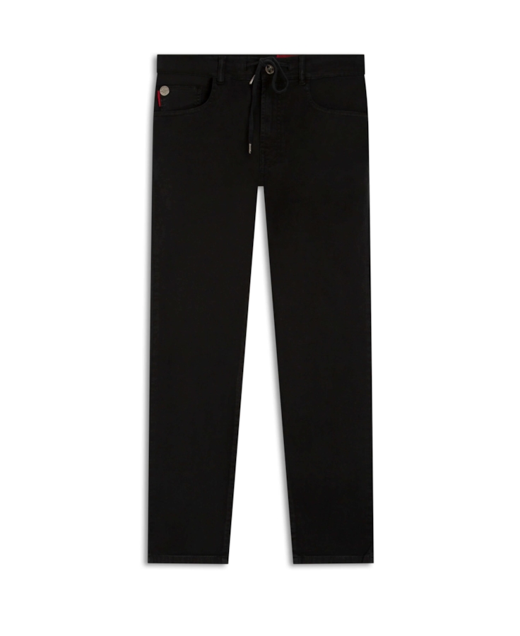 Calça Joggin Color Preppy Slim Preto